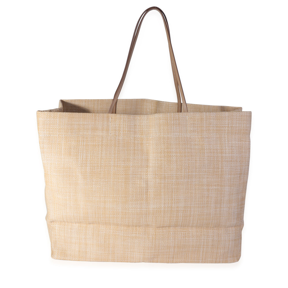 Prada Natural Raffia Paglia Tote - Picture 2 of 7